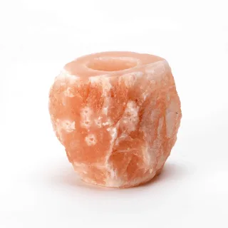 Natural Salt Tea-Light Holder (view 2)