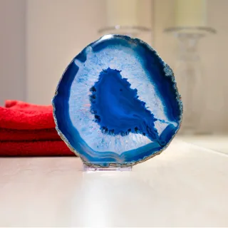 5" Agate Slice — in situ