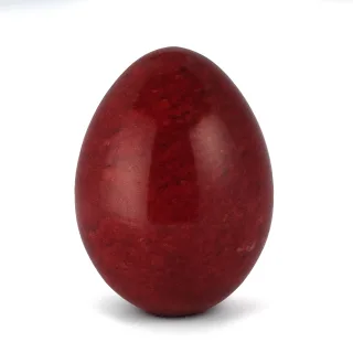 2" Coloured Marble Egg Pack — 3 inch coloured eggs red 1