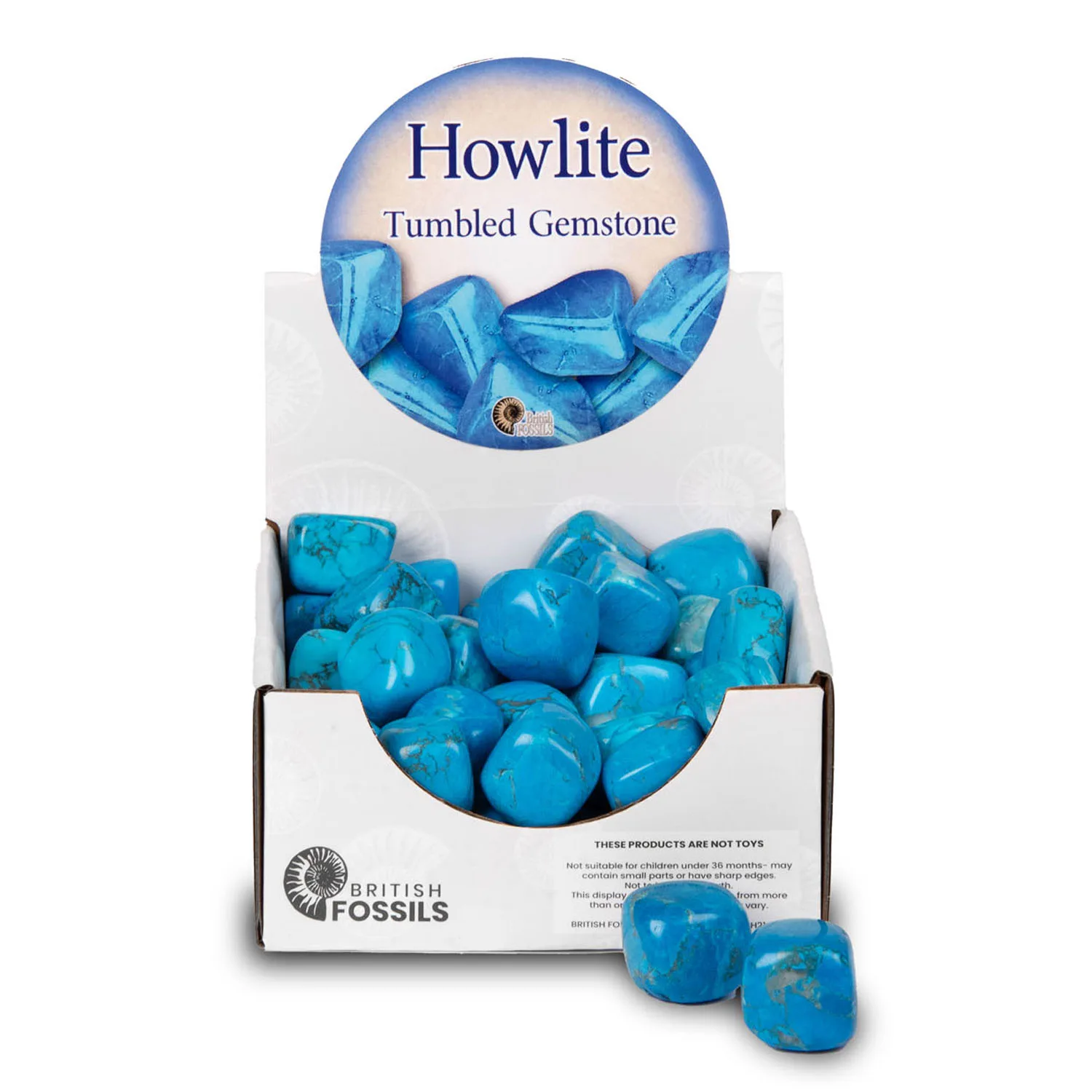 Howlite Tumbled Gemstones Pack