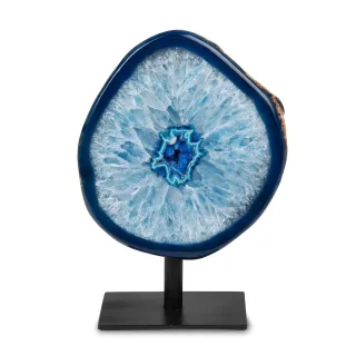 Agate Blue on Metal Base — 4267