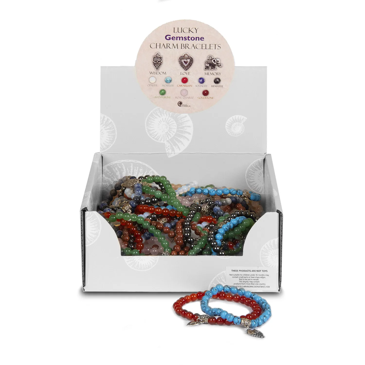 Gemstone Charm Bracelet Pack