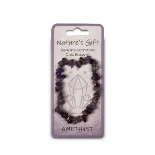 New Nature's Gift Chip Bracelets — amethyst bracelet