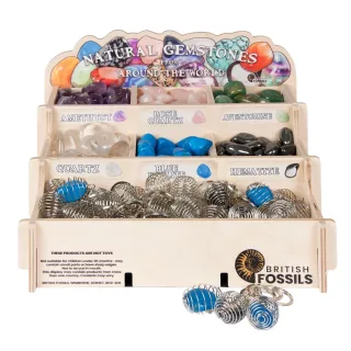 Gemstone Spiral Keyring Pack