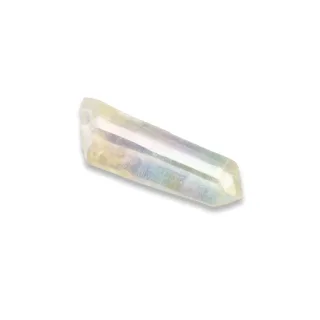 AB Plated Quartz Point Tray- 40% Off — rock quartz point plated ab tray individual