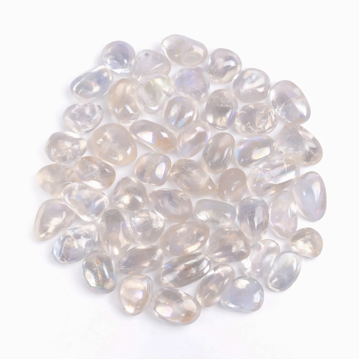 Aura Quartz Tumbled Gemstones- 25% Off For August