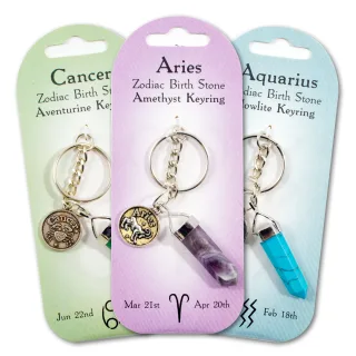 Zodiac and Crystal Energy Wire Spinner — group