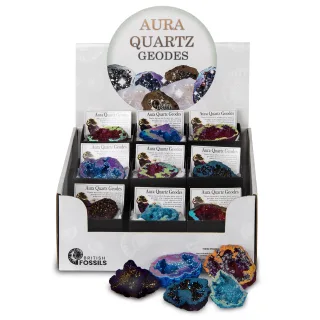 Aura Quartz Geode Pack