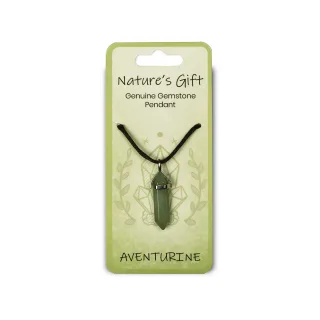 New Nature's Gift Pendant — aventurine pendant