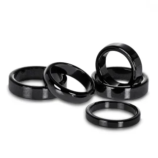 Hematite Ring Pack — hematite rings close 1