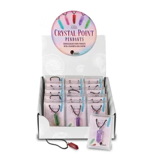 Aura Crystal Point Pendant Pack- 40% Off