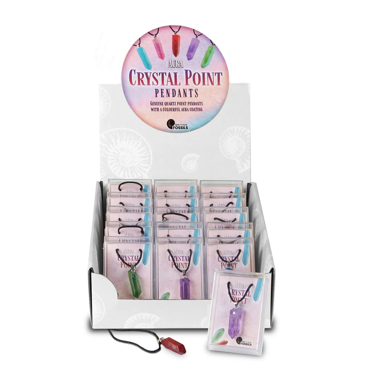 Aura Crystal Point Pendant Pack- 40% Off