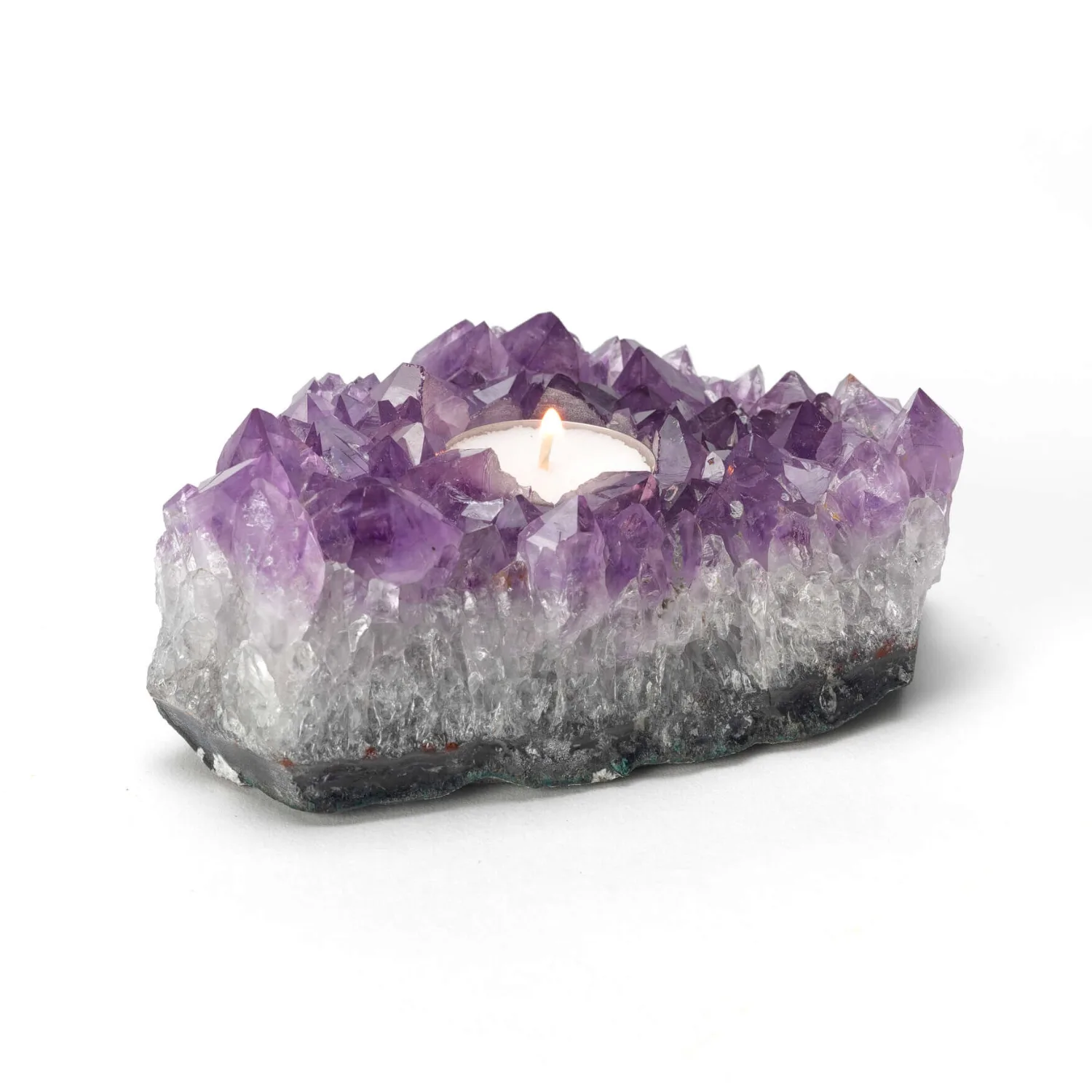 Amethyst Tea-Light Holder