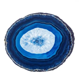 3-4" Agate Slice — blue agate slice 2