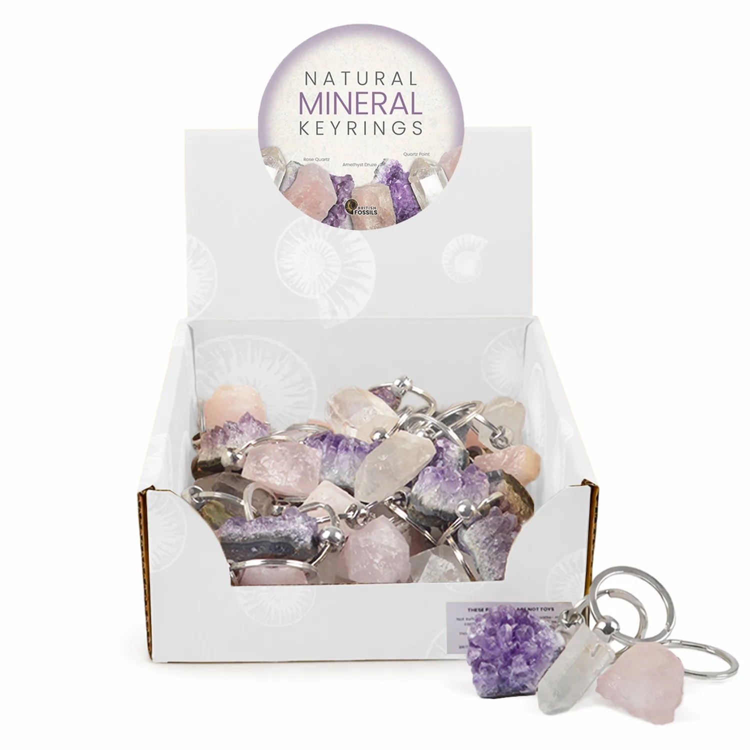 Mineral Keyrings- 25% Off For August
