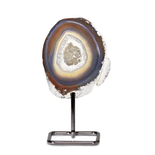 Agate Natural on Metal Base — agate natural on metal base small 1