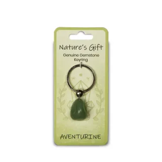 New Nature's Gift Keyrings — aventurine keyring