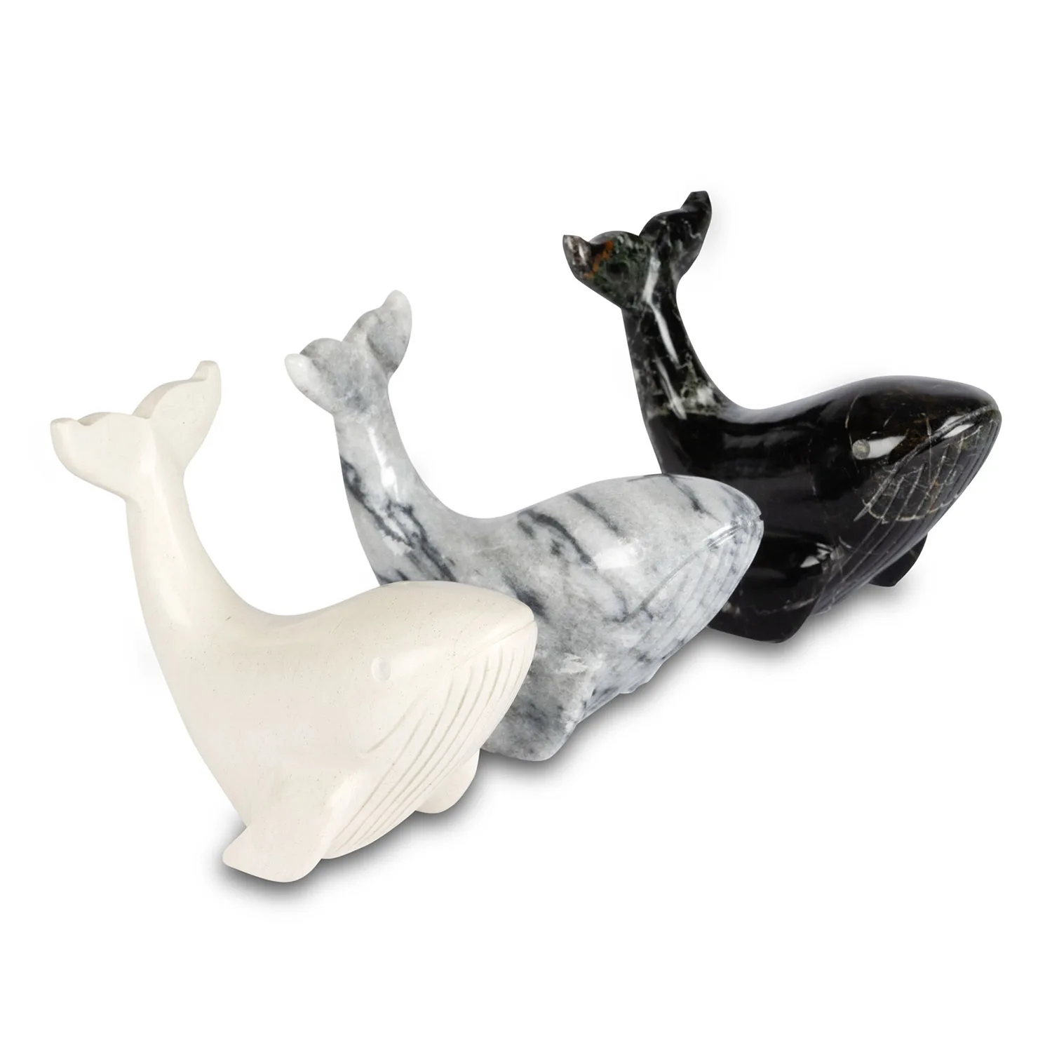 5" Marble Whale