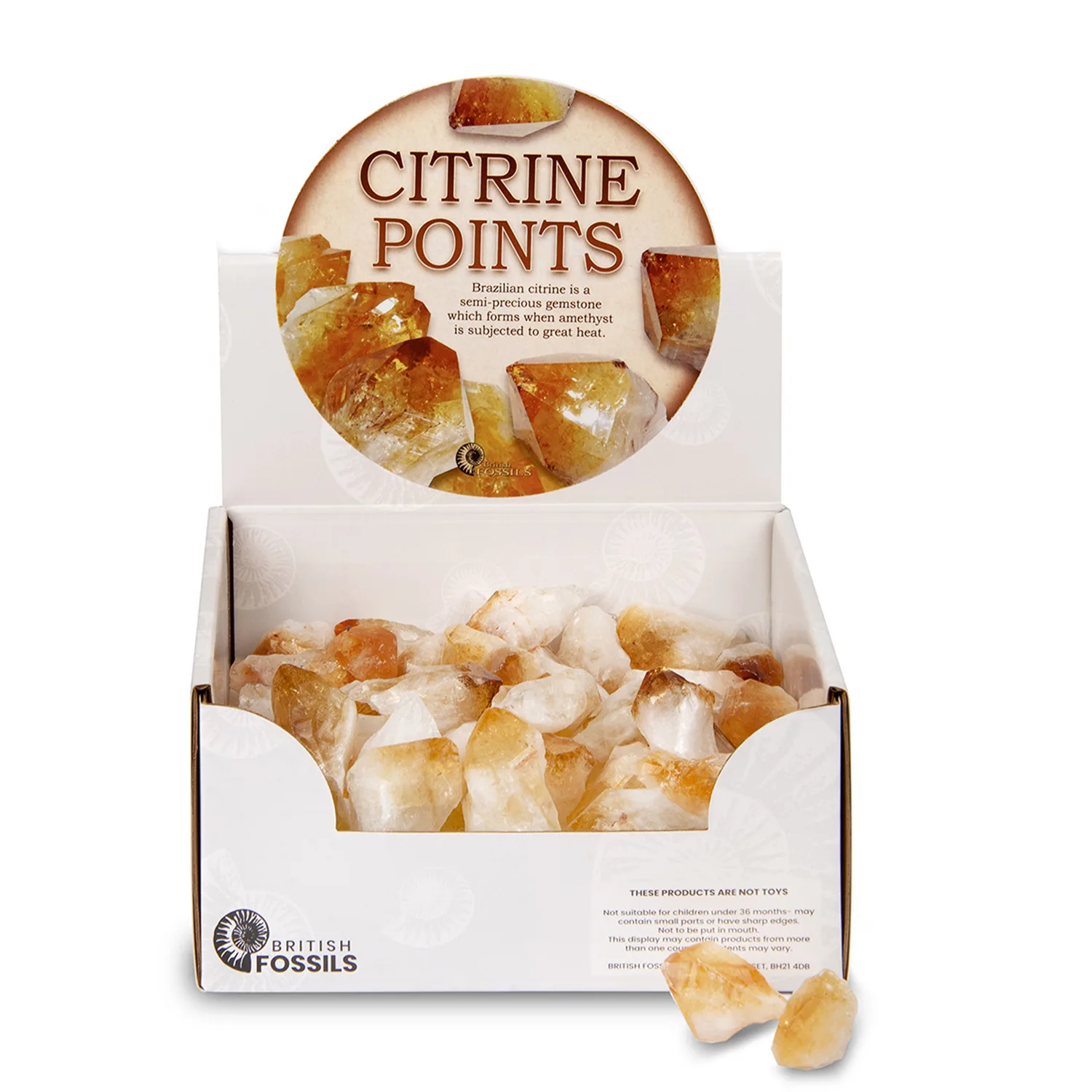 Citrine Points (Heat Treated)