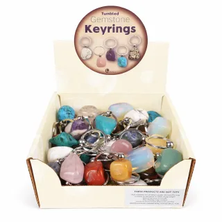Tumbled Gemstone Keyring Pack