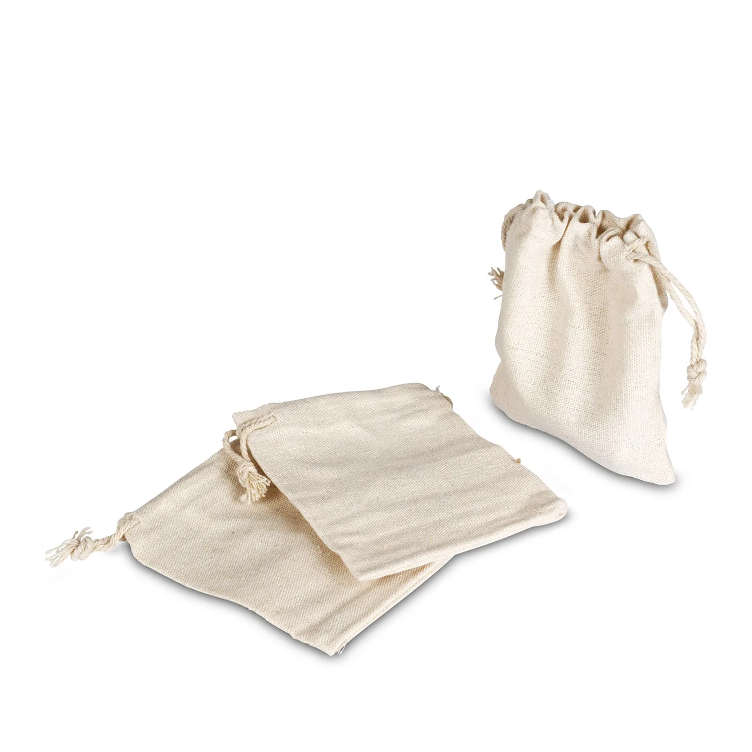 Large Hessian Pouches