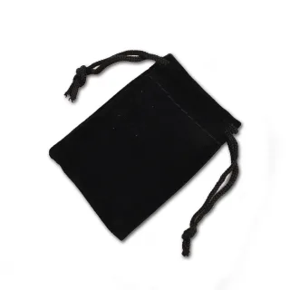 Small Black Velour Pouches — small black pouch