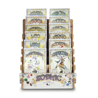 Zodiac Card Wooden Display Unit