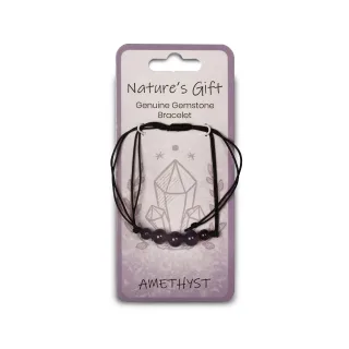 New Nature's Gift Cord Bracelets — amethyst cord