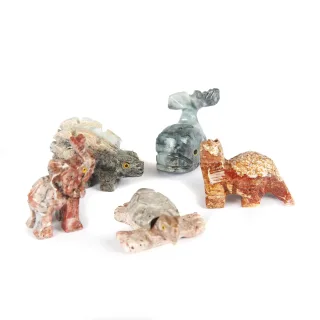Mini Soapstone Animal Pack — mini soapstone animals