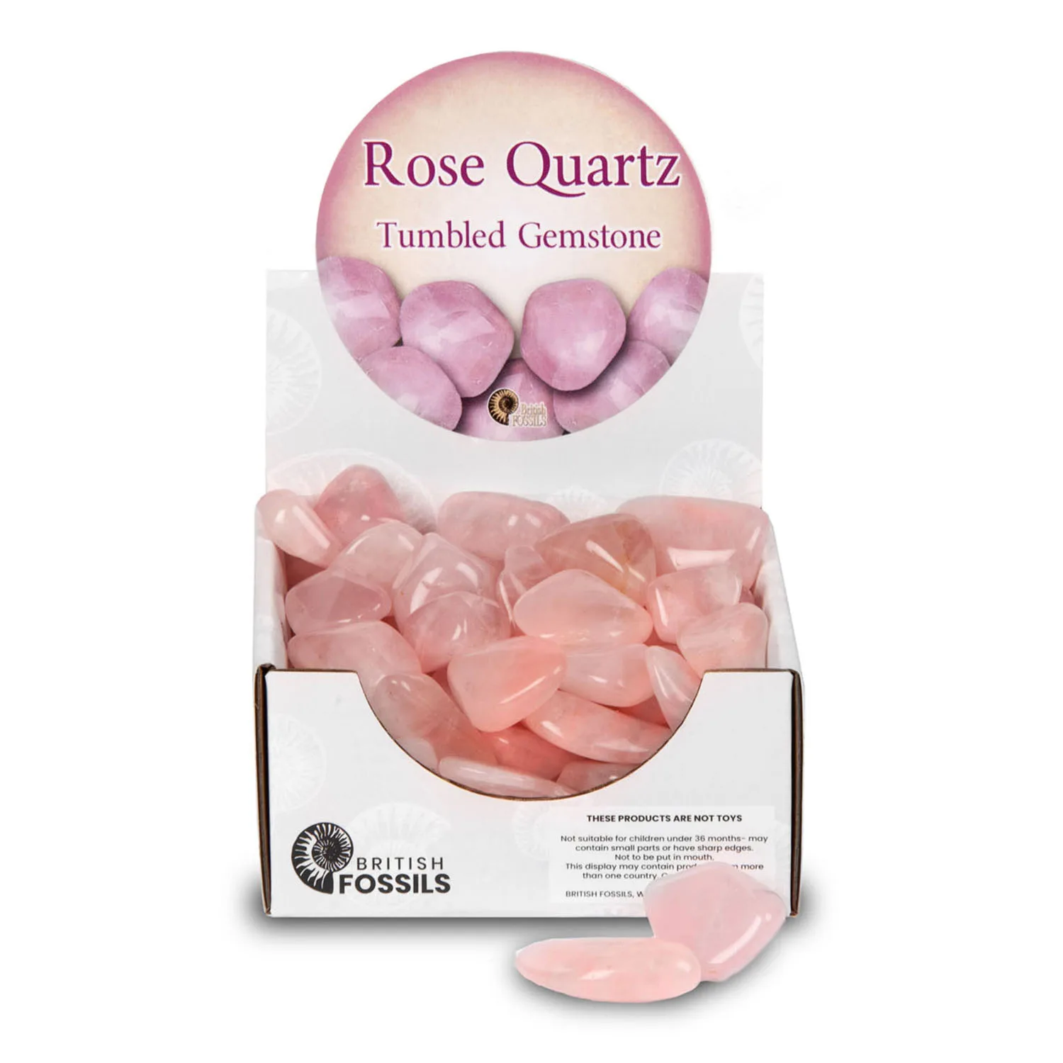 Rose Quartz Tumbled Gemstones Pack