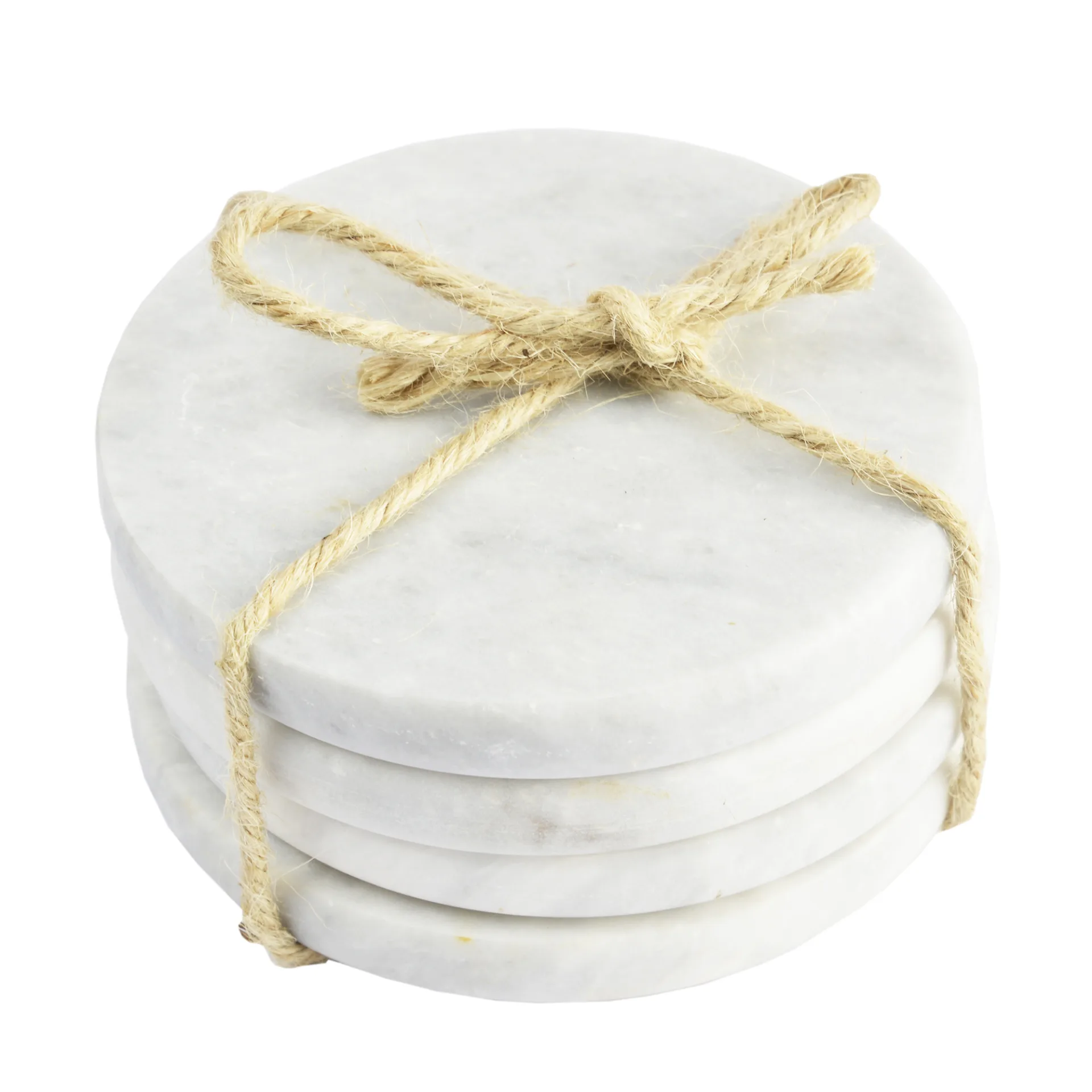 4" Round Marble Coaster sets