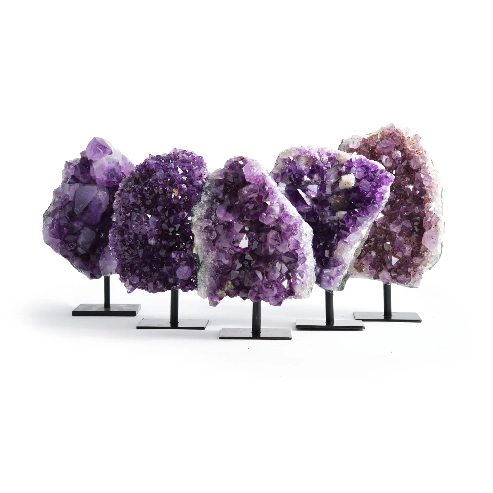 Amethyst on Metal Stand