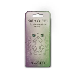 New Nature's Gift Earrings — fluorite earring