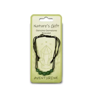 New Nature's Gift Cord Bracelets — aventurine cord
