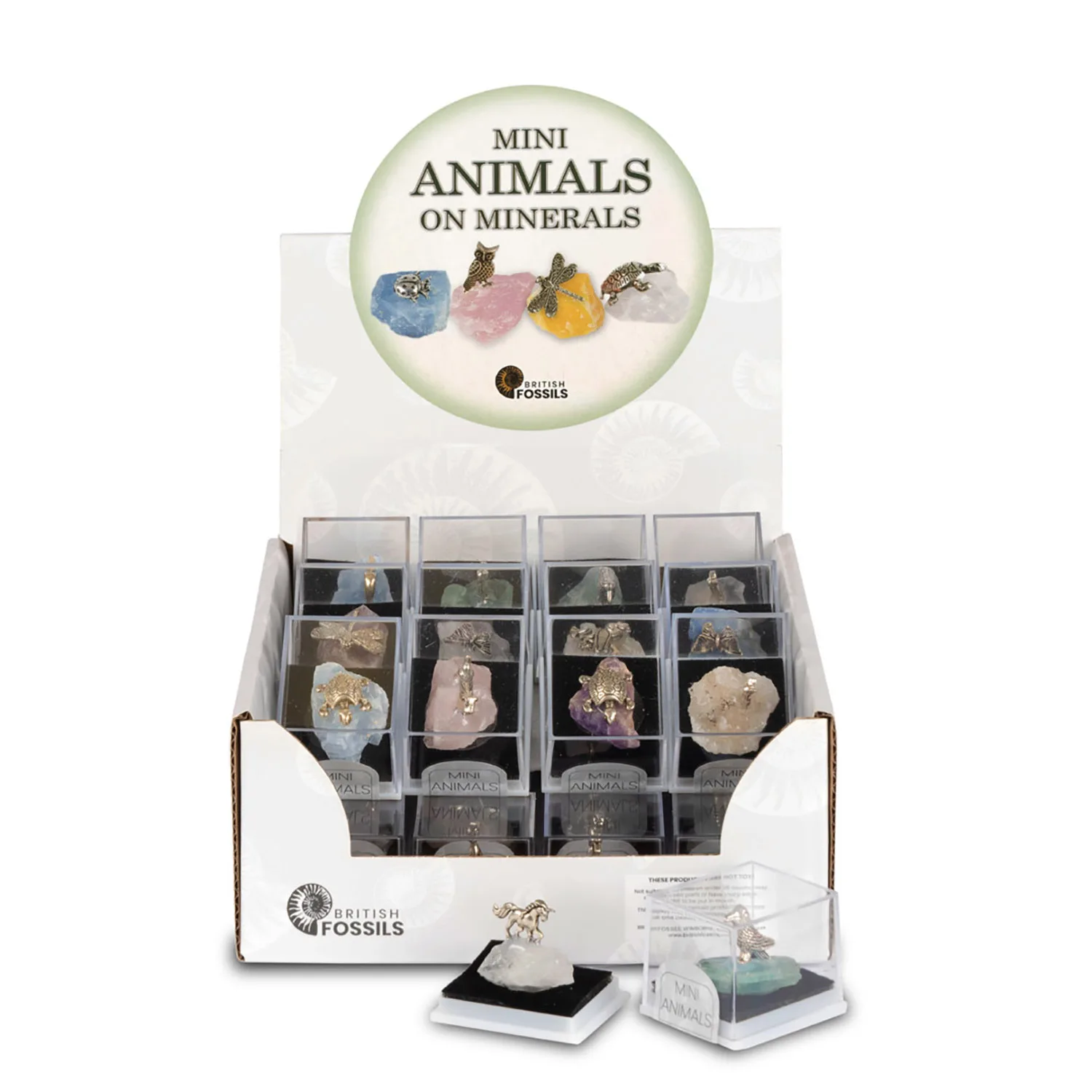 Mini Animals on Minerals