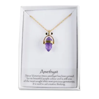 Gemstone Double Point Pendant Pack — gemstone double point pendant pack individual