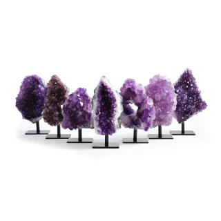 Amethyst on Metal Stand — amethyst on metal stand