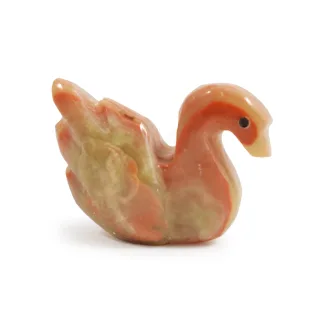 Mini Onyx Animals — mini onyx swan