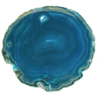 3-4" Agate Slice — agate slice green 3 4