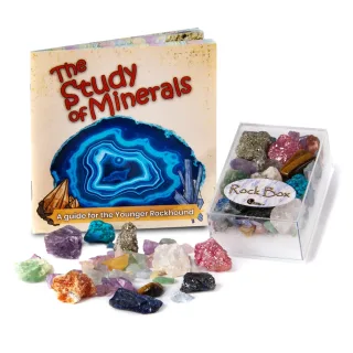 Study of Fossils and Minerals Book Pack — study of minerals booklet with rock box scaled