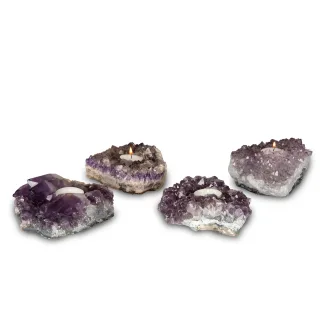 Amethyst Tea-Light Holder — 5482