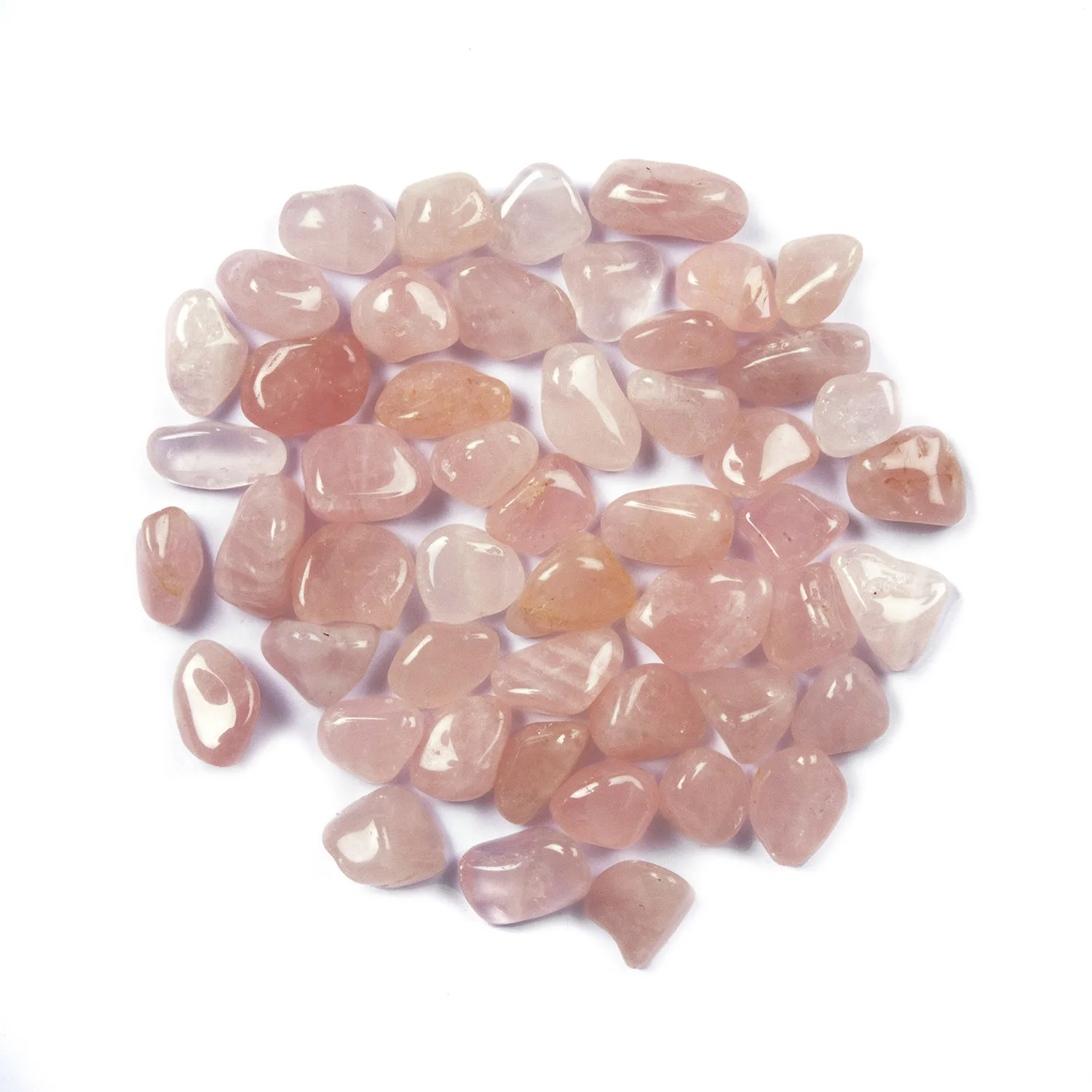 Rose Quartz Tumbled Gemstones Pack — rose quartz gemstones loose 4