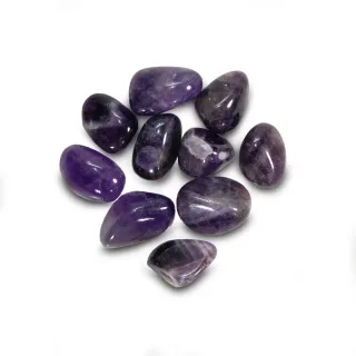 Amethyst Tumbled Gemstones — amethyst gemstones loose 10