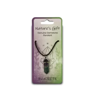 New Nature's Gift Pendant — fluorite pendant