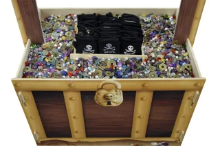 Wooden Pirates’ Treasure Chest — new pirate treasure chest stand eco wood 2