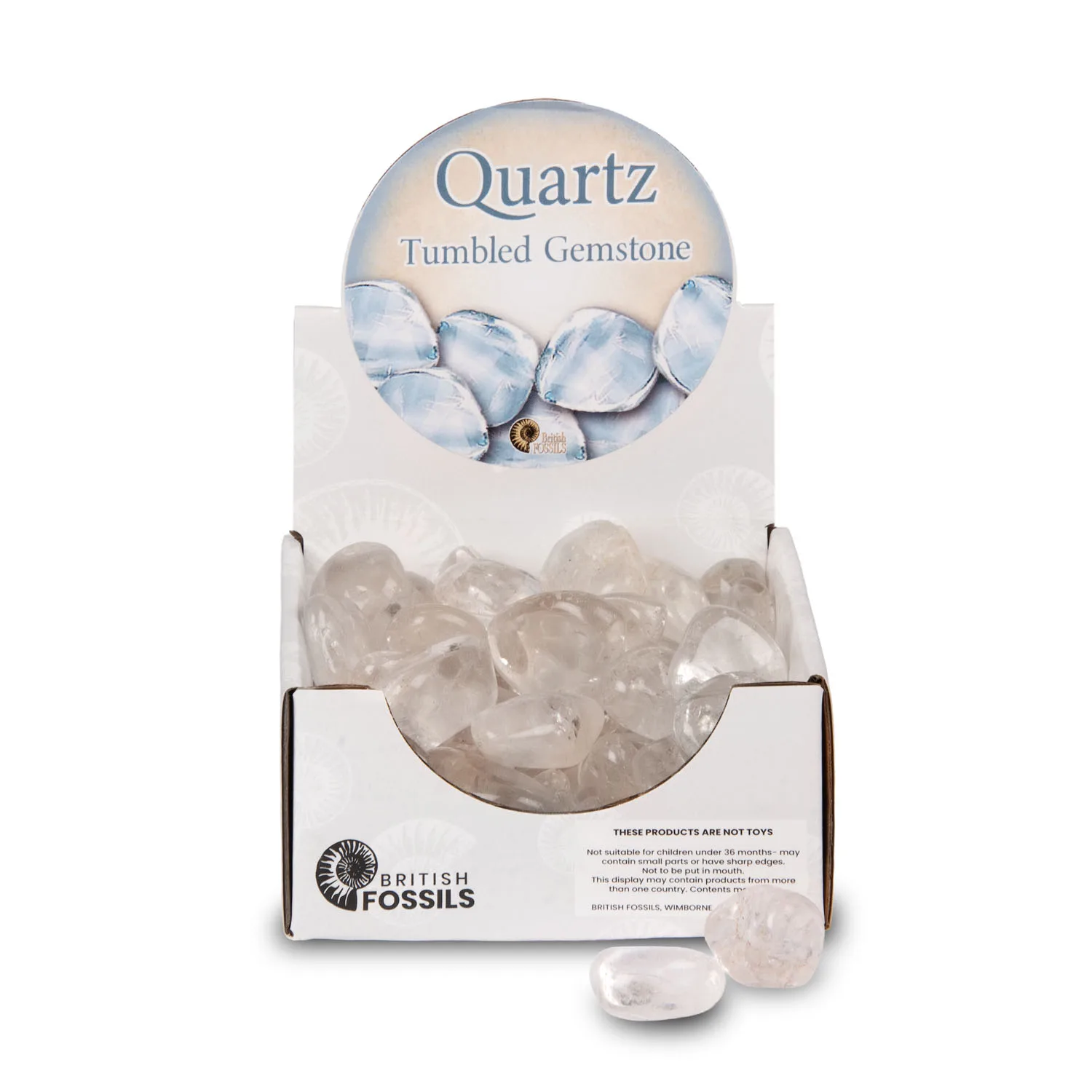 Quartz Tumbled Gemstones Pack