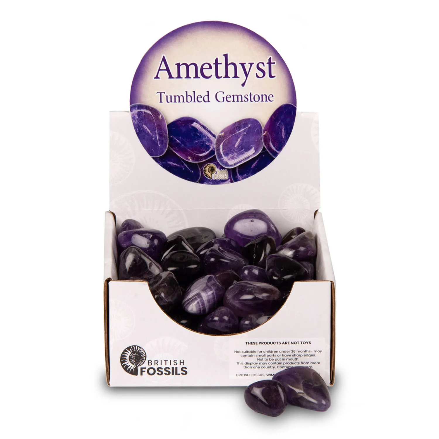 Amethyst Tumbled Gemstones Pack