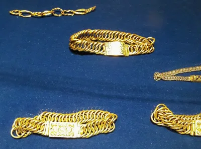 Woven Gold Bracelet